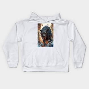 Wolf Monster Kids Hoodie